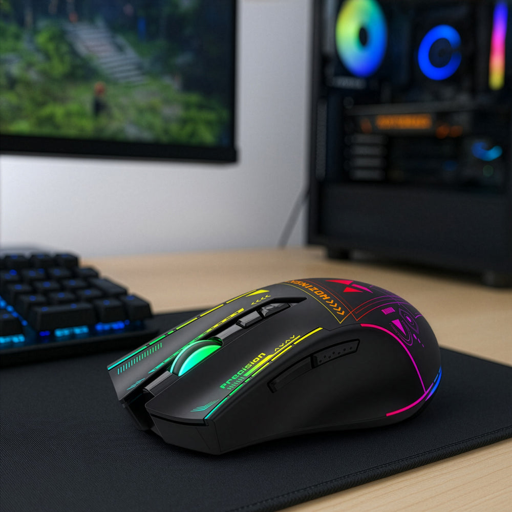 Wozinsky WMGB-3200 trådløs optisk spilmus 3200 DPI - sort