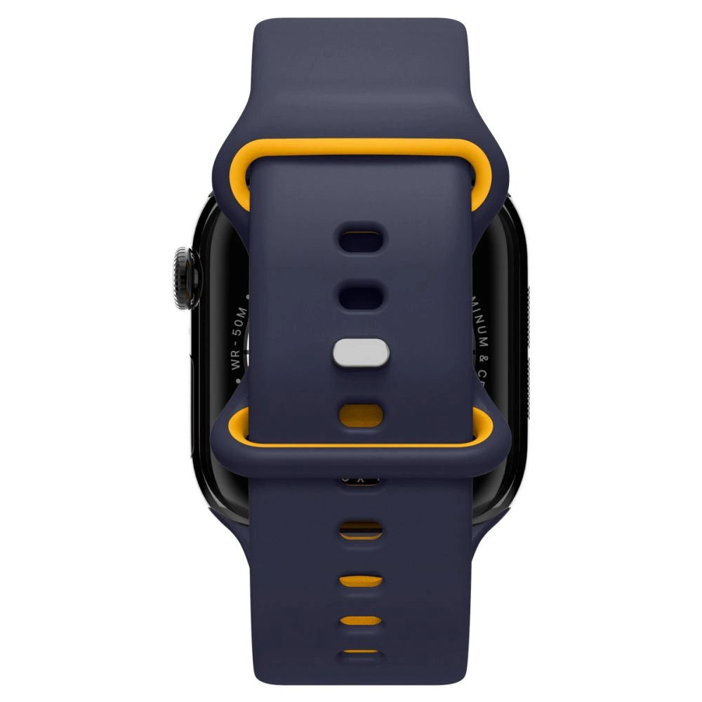 Spigen Nano Pop Strap til Apple Watch 40/41/42 mm - Navy Blue/Orange