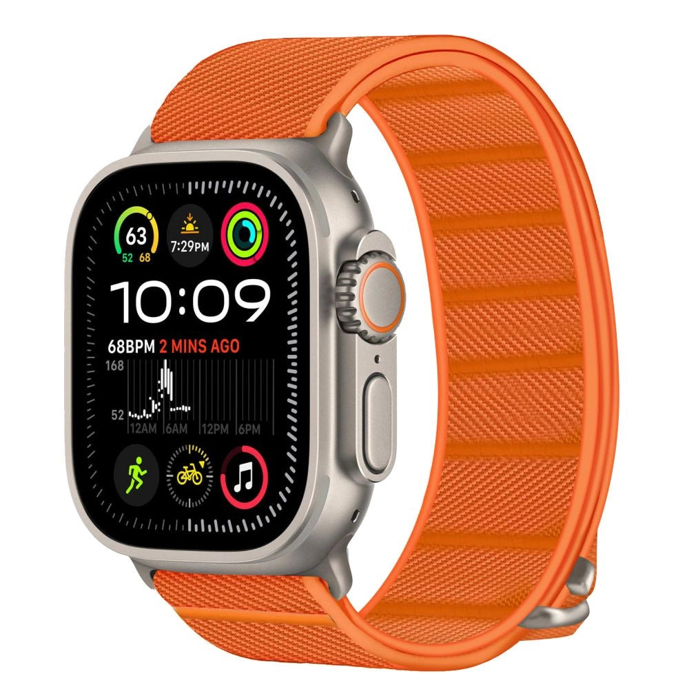 Tech-Protect Nylon Strap til Apple Watch 44 / 45 / 46 / 49 mm - Orange