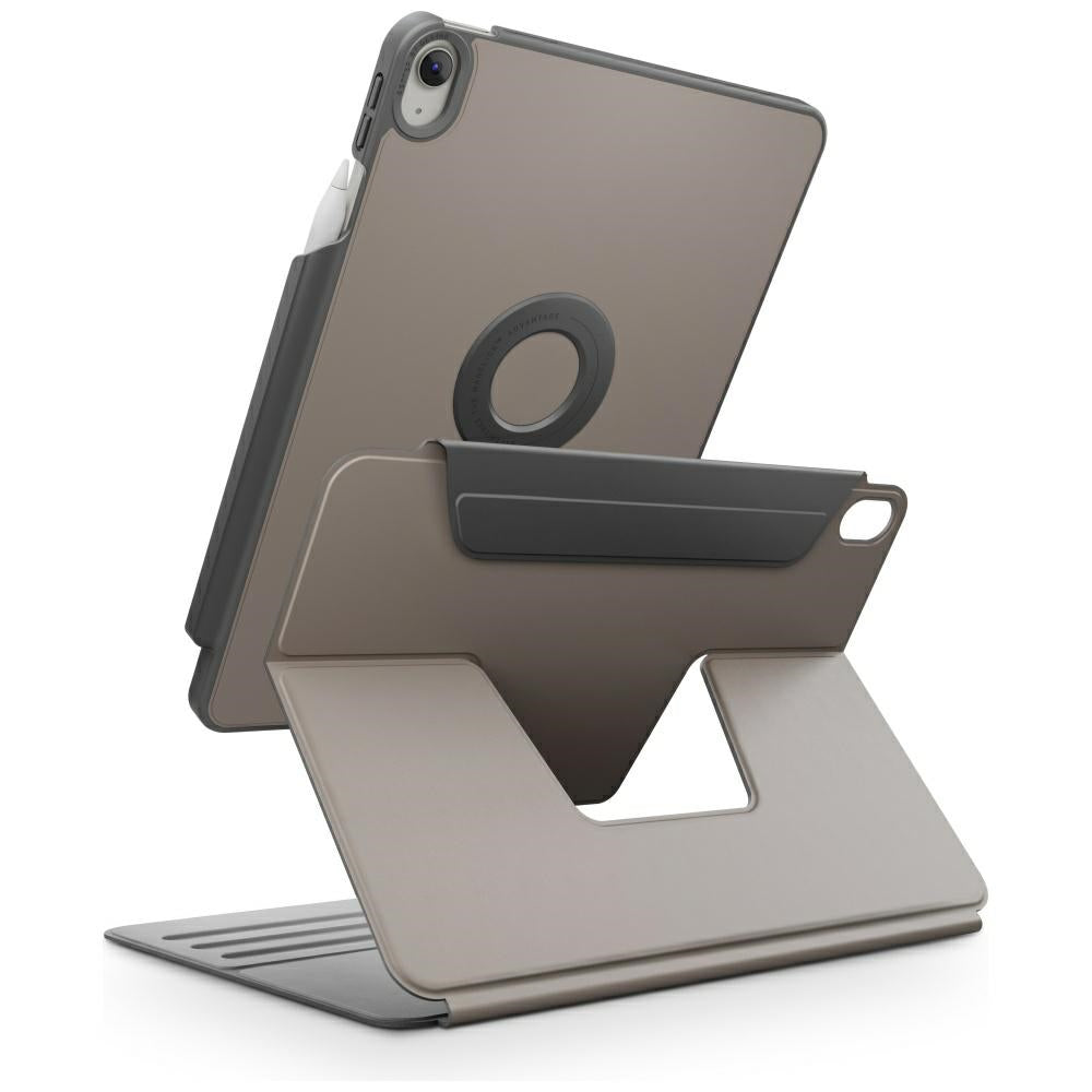 Uniq Rovus Snapmount Magnetic 360 Rotating Aftagelig beholder til iPad Air 11" 2024 / 2025 / iPad Air 10.9" 2020 / 2022 - grå