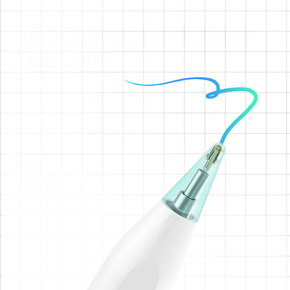 Wozinsky WRA-08 Stylus for iPad USB-C hurtig opladning - hvid