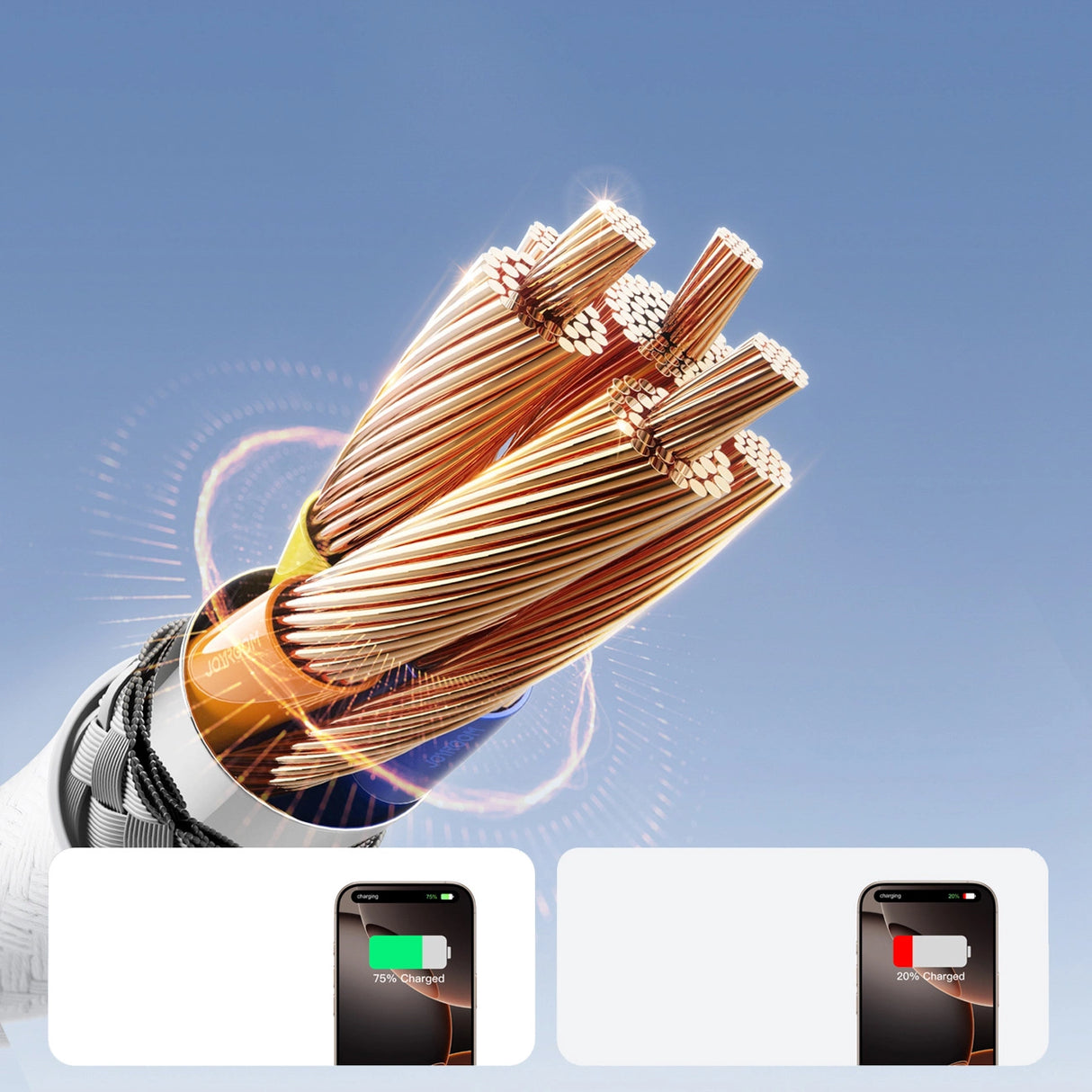 Joyroom S-A28 Flash Series 60W USB-C - USB-C Kabel 2m - Hvid