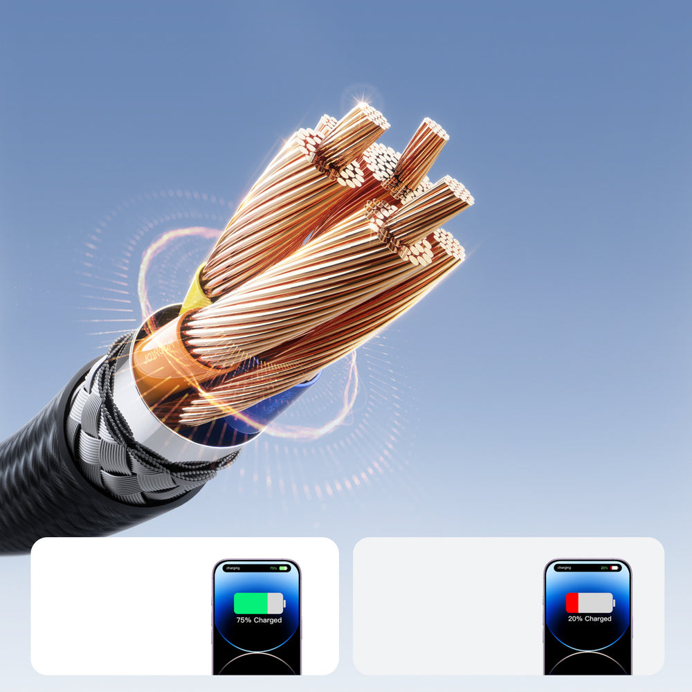 Joyroom S-A28 Flash Series 30W USB-C - Lightning kabel 1m - sort