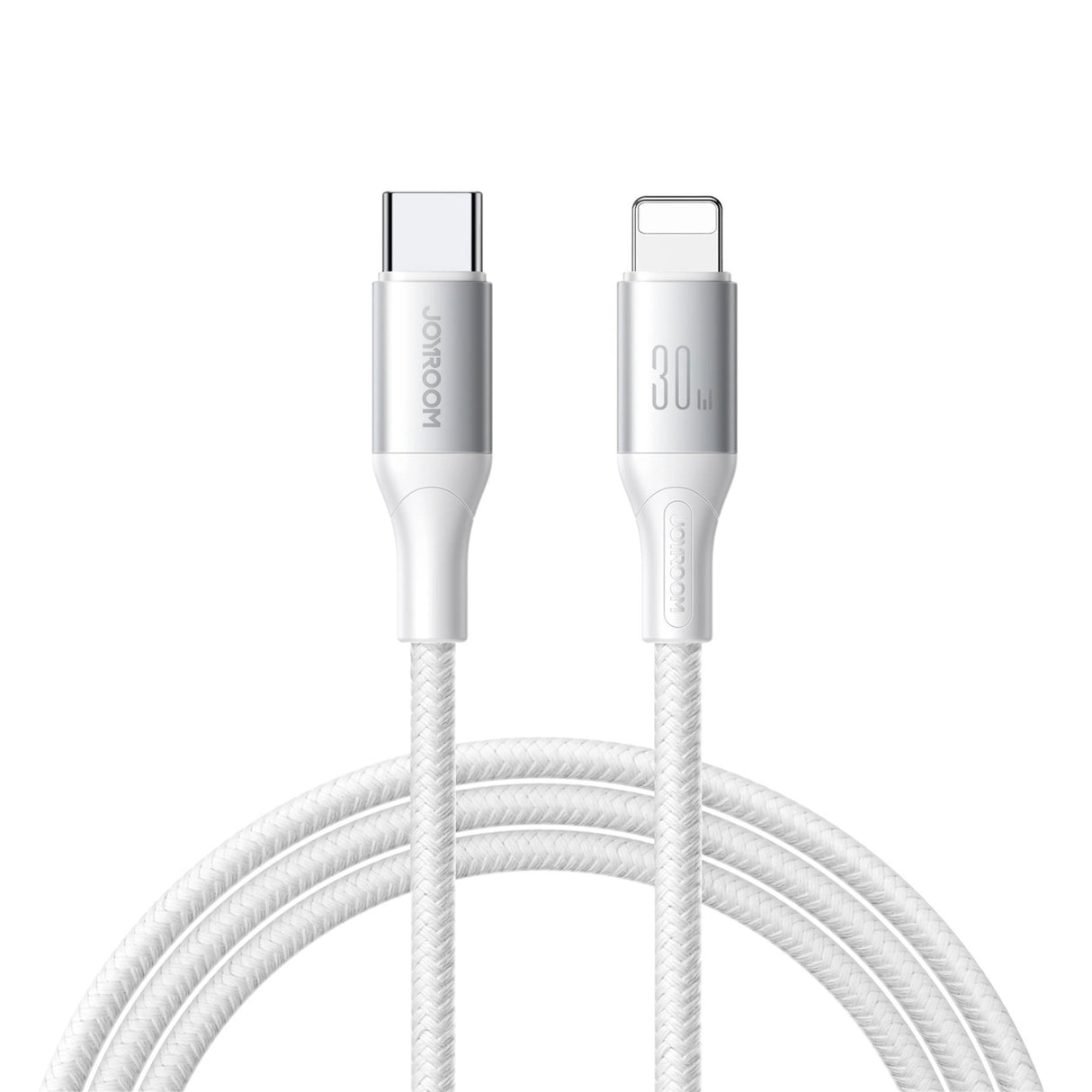 Joyroom S-A28 Flash Series 30W USB-C - Lightning kabel 2m - hvid