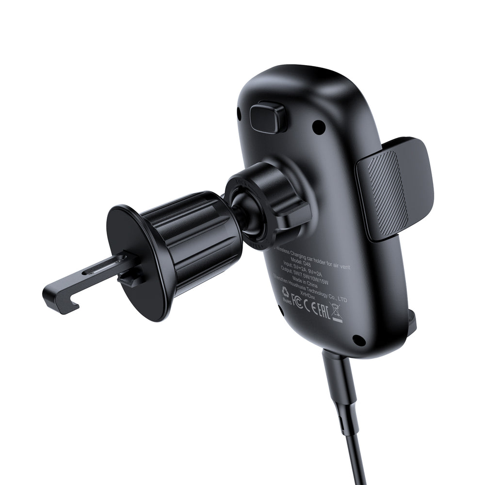 Acefast D48 Car Air Vent Mount with Wireless Charger - Black