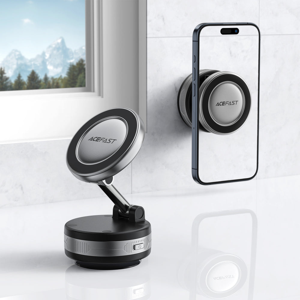 Acefast E30 Magnetisk instrumentbræt/vindrude Suction Cup Holder - sort