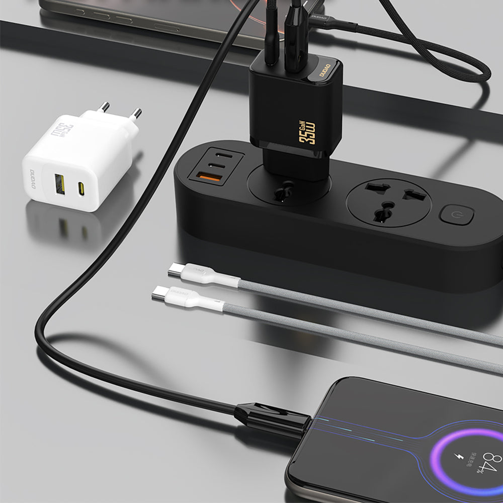 Dudao A27 Max 35W GaN Wall Charger - hvid