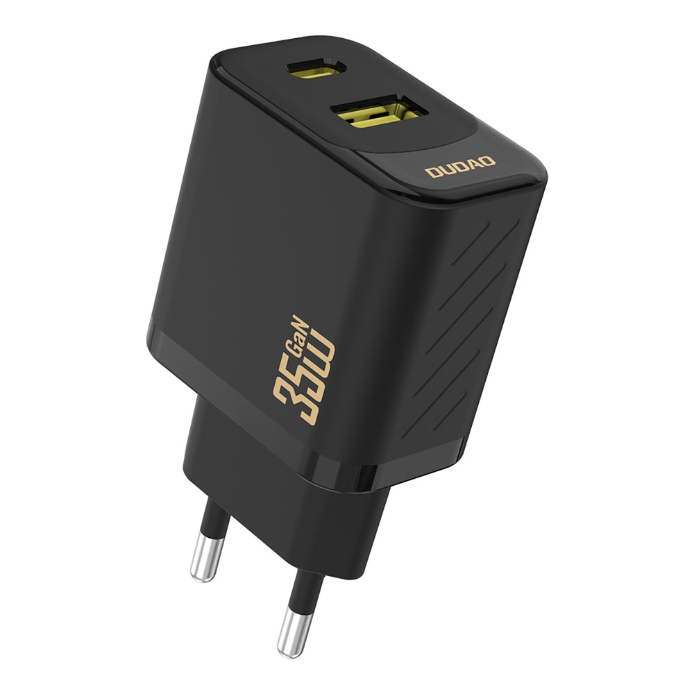 Dudao A27 MaxC 35W Wall Charger + USB-C-kabel - sort