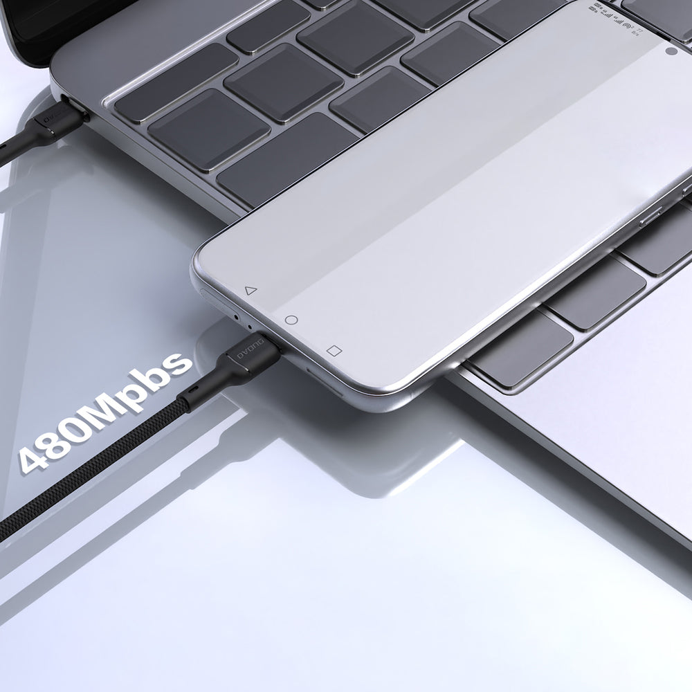 Dudao L9X 30W USB-C - Lightning Cable 2m - sort