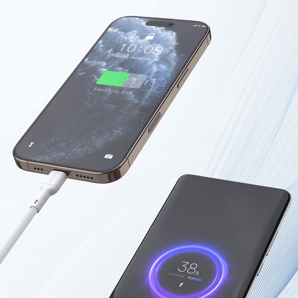 Dudao L9C Max 240W PD USB-C - USB-C 2m Kabel - Hvid