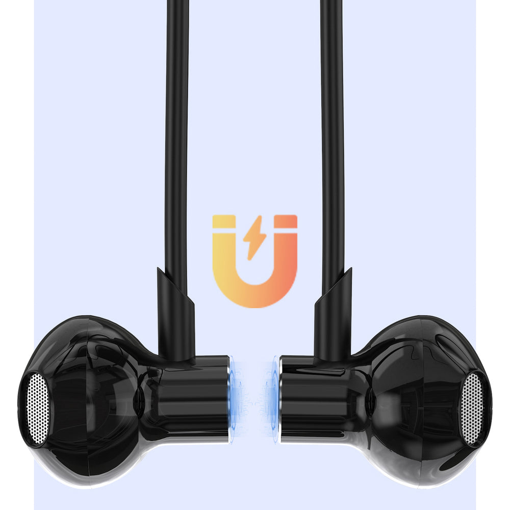 Dudao U5 Max Bluetooth Halsbånd Trådløse hovedtelefoner - sort