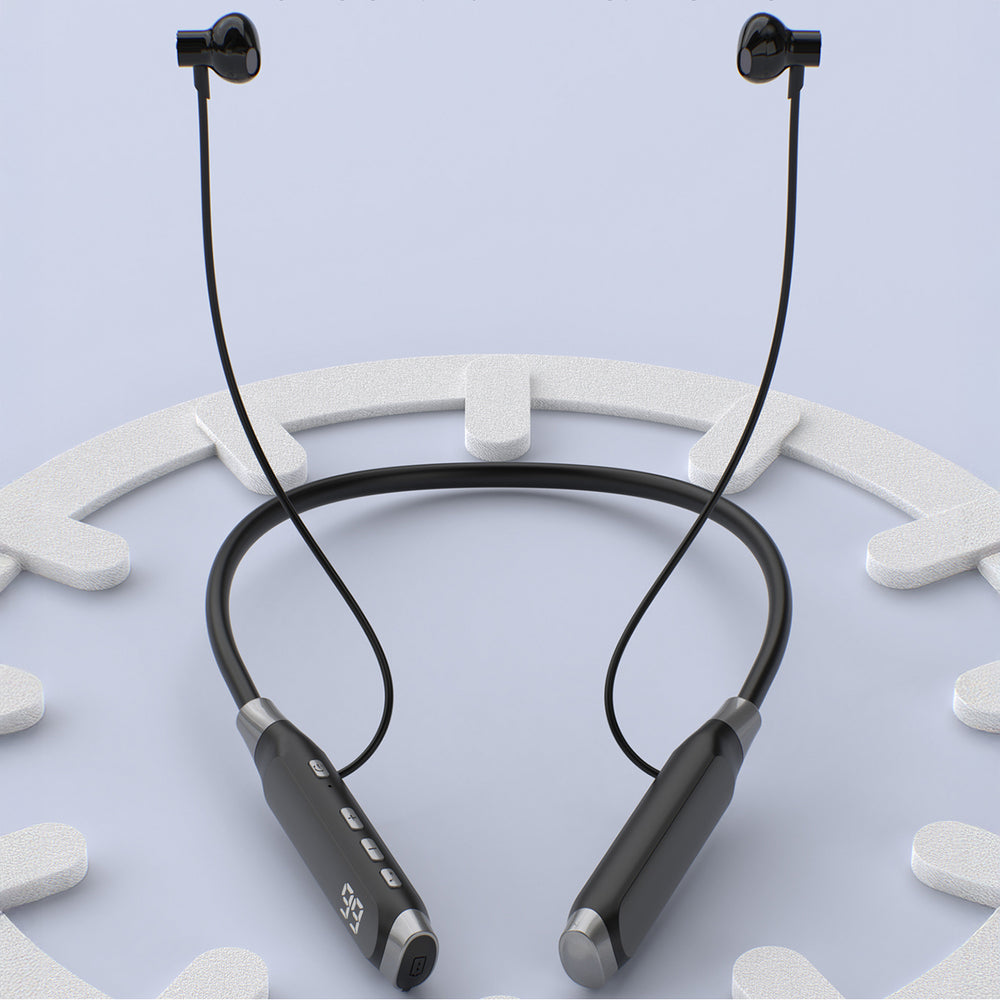 Dudao U5 Max Bluetooth Halsbånd Trådløse hovedtelefoner - sort
