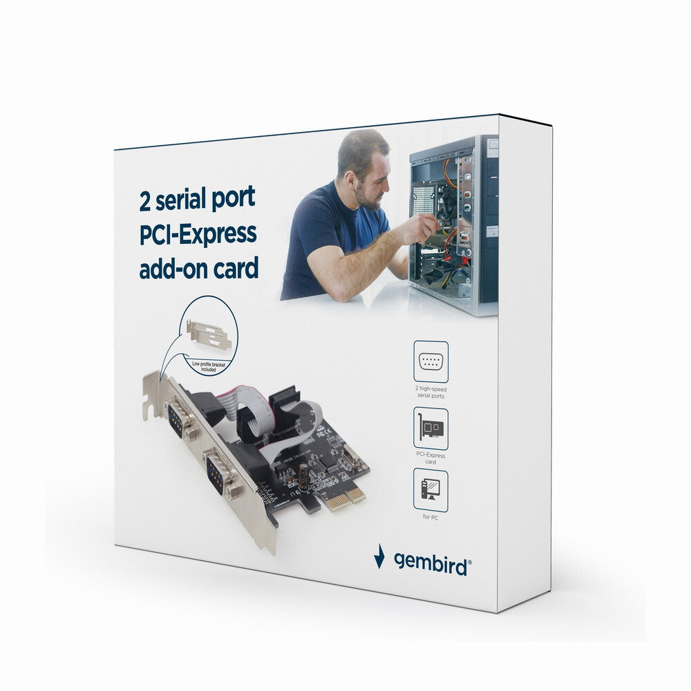 Gembird SPC-22 interface-kort/adapter Intern Seriel