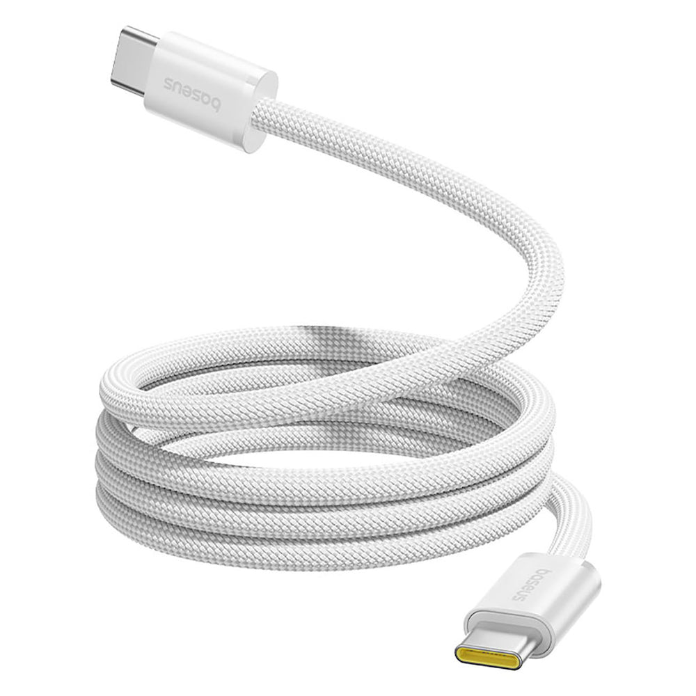 Baseus Dynamic 4 Pro 100W USB-C - USB-C Magnetisk kabel 1m - hvid