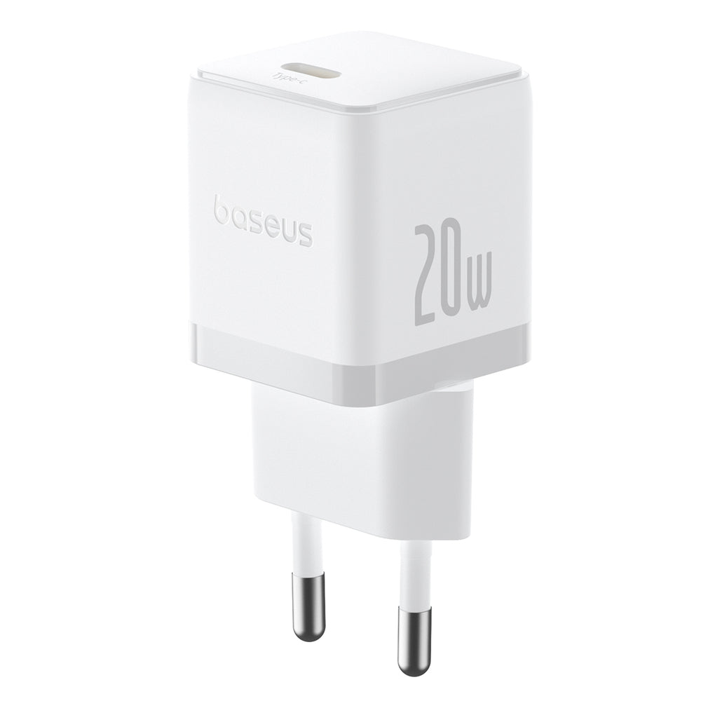 Baseus Palm 20W USB-C Wall Charger - hvid