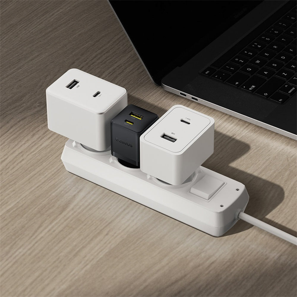 Baseus Palm 30W USB-C USB-A Wall Charger - Black