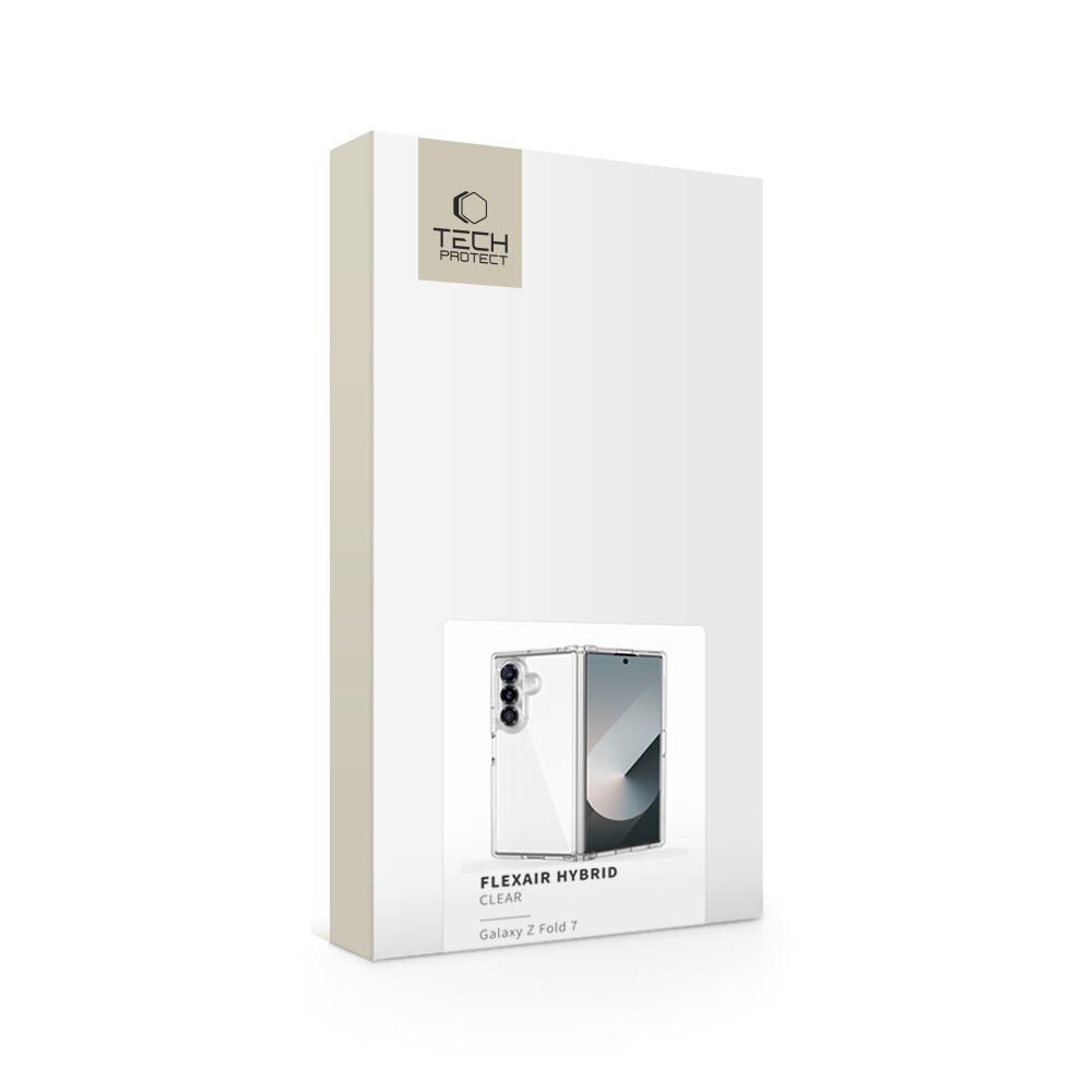 Tech-Protect FlexAir Hybrid Case til Samsung Galaxy Z Fold 7 - Gennemsigtig