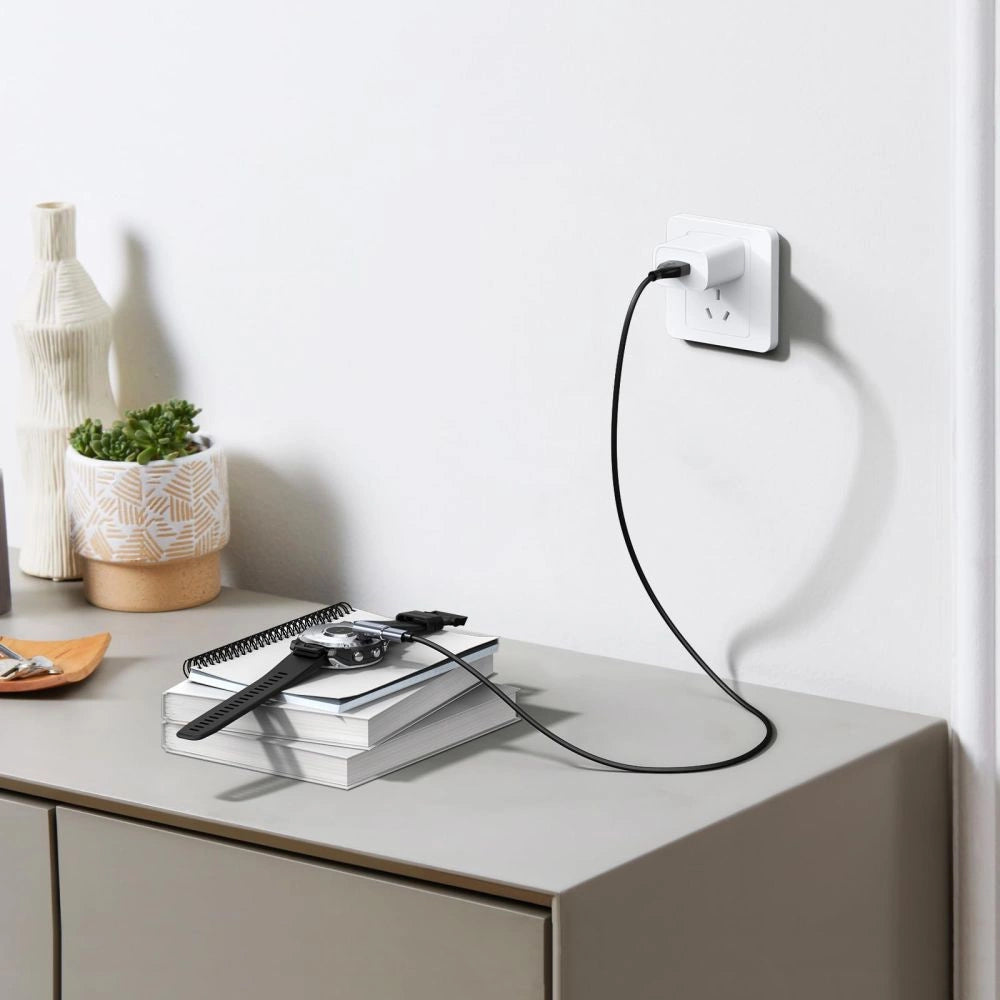 Tech-Protect Ultraboost USB-C Angle Adapter til Garmin Watch - Grå