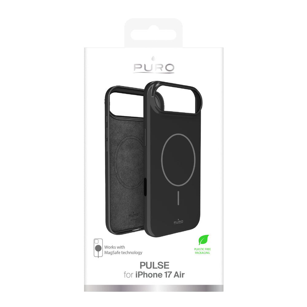 Puro Pulse beskyttelsesfoder til iPhone 17 Air Polycarbonat - sort