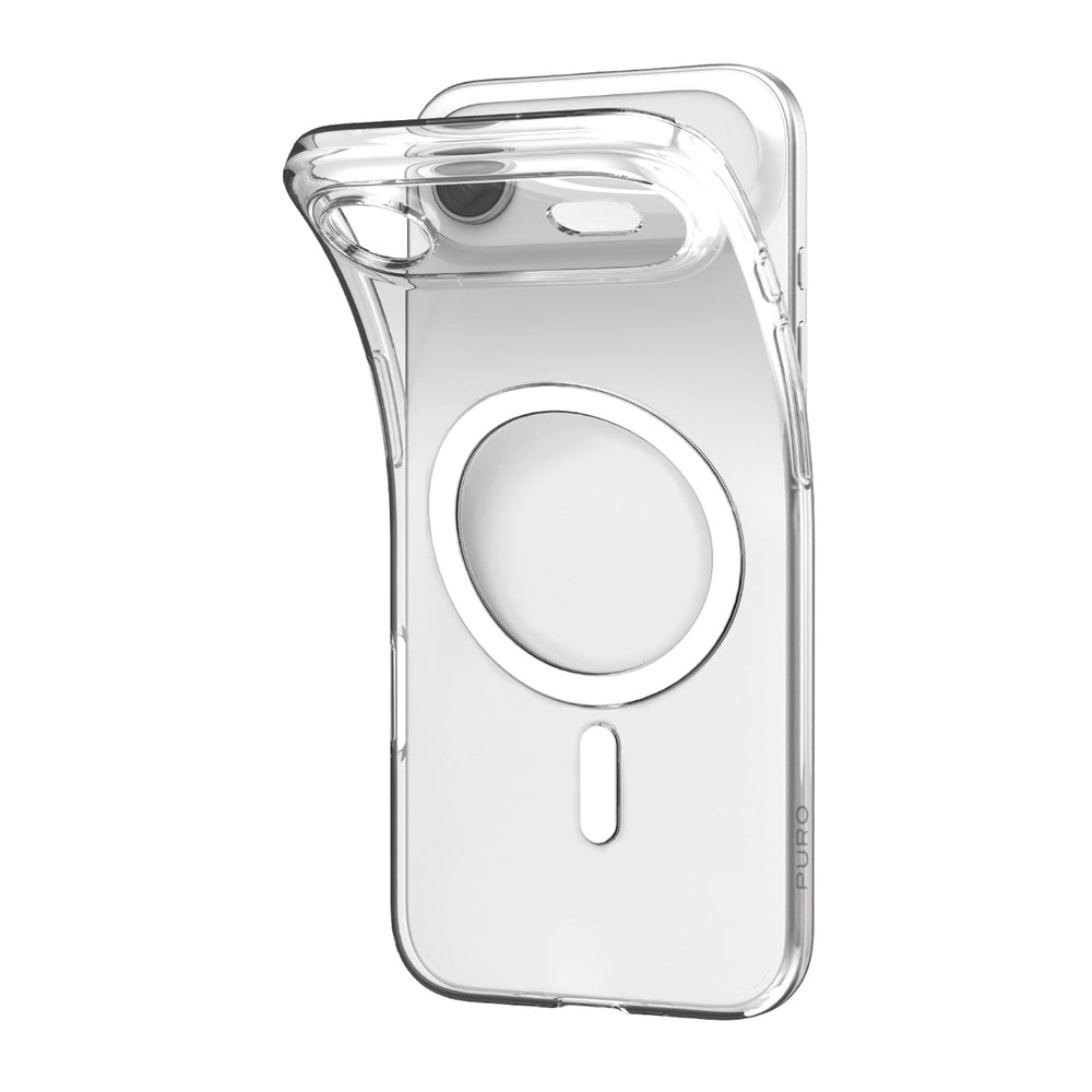Puro 0.3 MAG Ultra-Slim TPU Case Kompatibel med MagSafe til iPhone 17 Air - Transparent