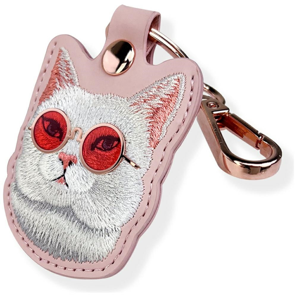 Nimmy Glasses Cool Cat Tracker Case - Pink