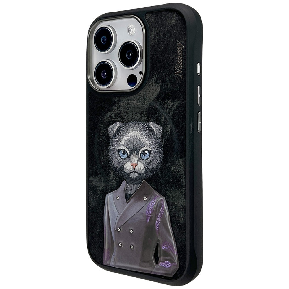 Nimmy Magnetic fashion cute pet MagSafe case for iPhone 16 Pro Max - black