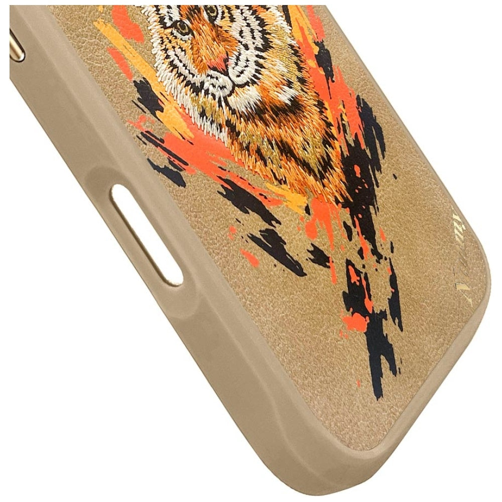 Nimmy Tiger MagSafe-fodral til iPhone 16 Pro - brun