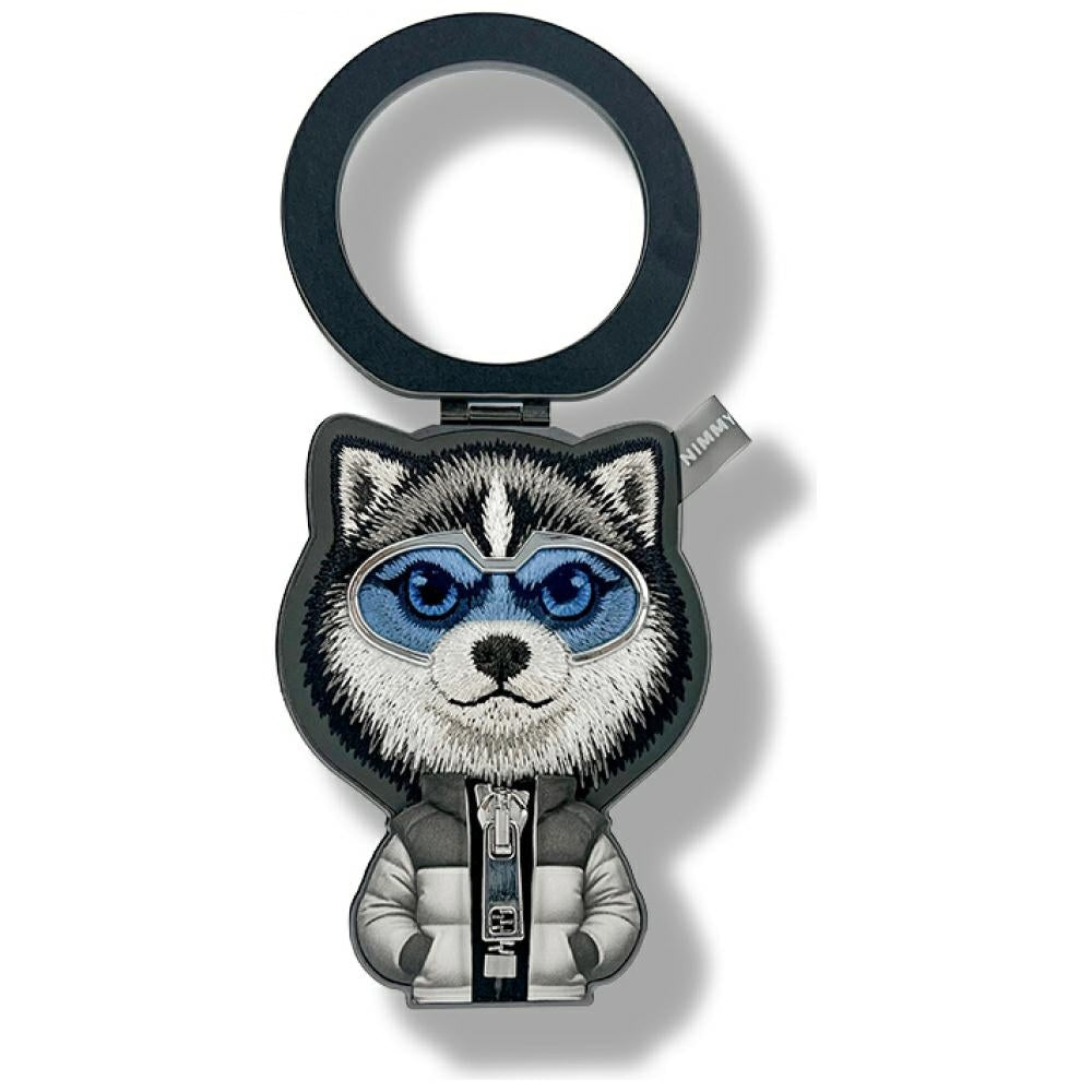 Nimmy Cool&Cute 2.0 Wolf Magnetisk Pendant - sort