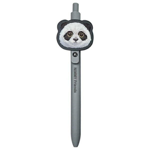 Nimmy Big Eyed Pet 2.0 Panda 2-i-1 Notebook + Pen Set - sort