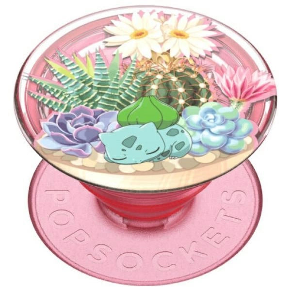 Popsockets 2 Bulbasaur Terrarium Holder og Telefon Stand