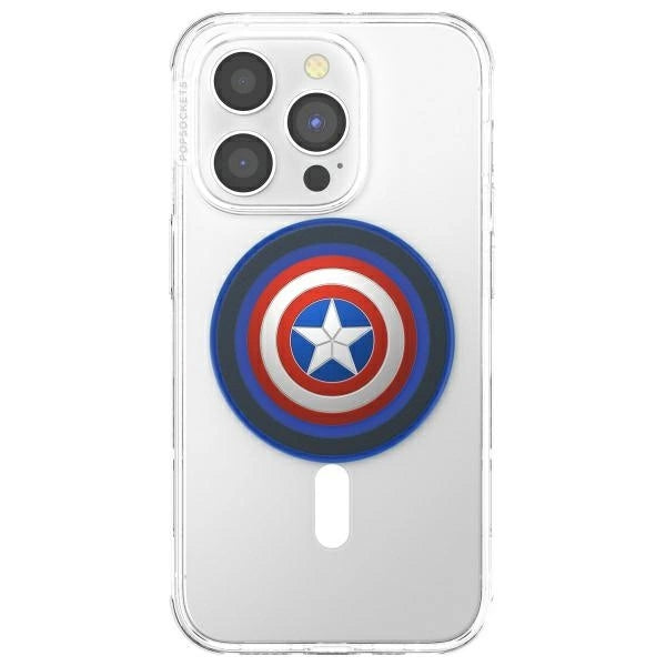 Popsockets 2 Captain America Telefonholder og Stand med MagSafe
