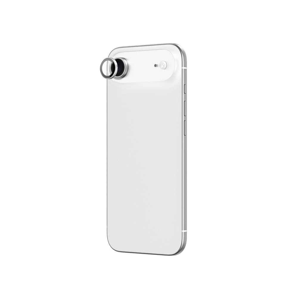 AmazingThing Lens Glass til iPhone 17 Air med Silver Aluminium Frame