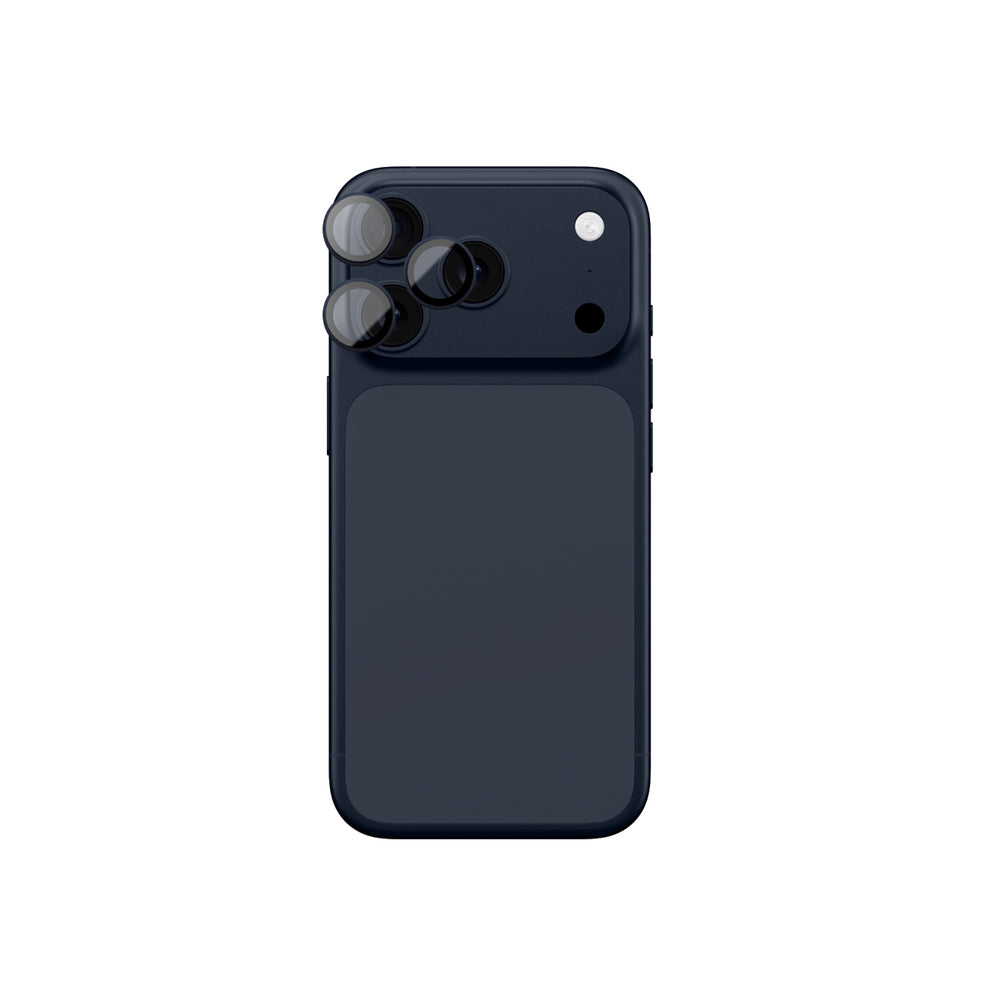 AmazingThing Lens Glass til iPhone 17 Pro / Pro Max med blå aluminiumsramme