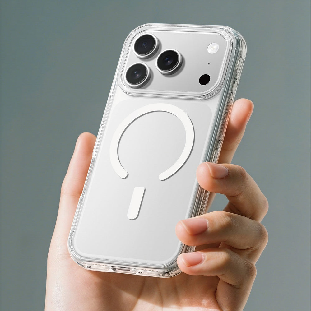 AmazingThing Titan Pro Case til iPhone 17 Pro MagSafe Kompatibel - Gennemsigtig