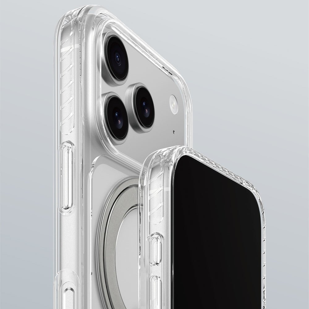 AmazingThing Titan Pro MagSpin Case til iPhone 17 Pro Kompatibel med MagSafe - Grå