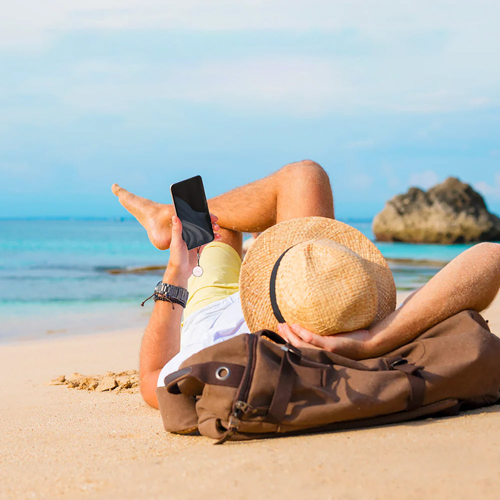 SBS Track My Circle Waterproof IP65 Locator Kompatibel med Apple Find My - Pink