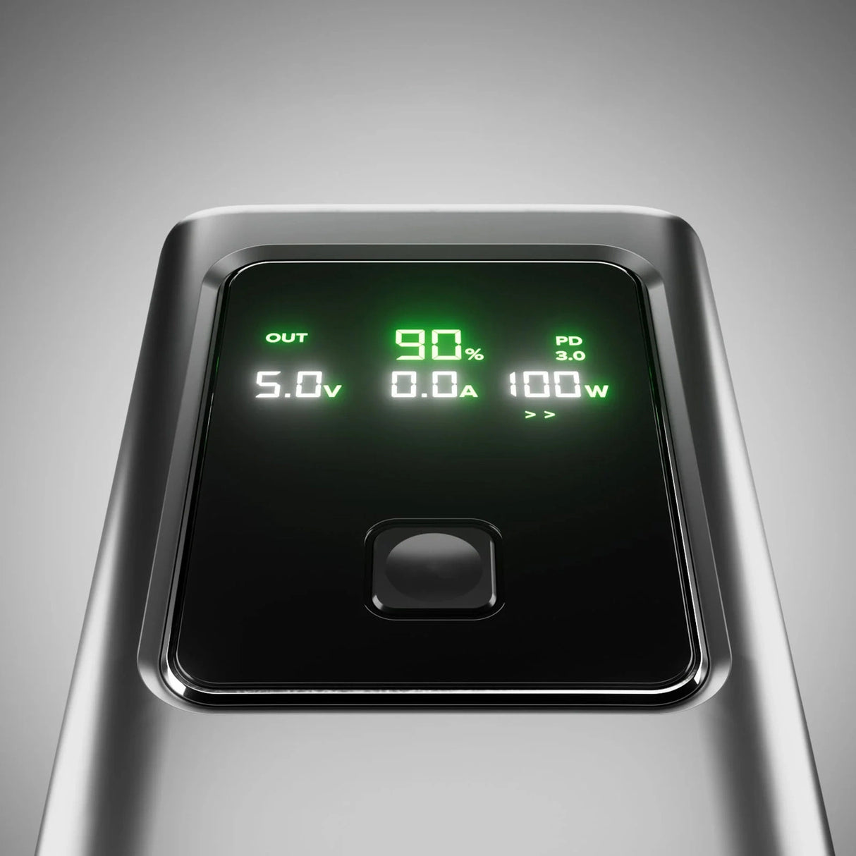 Powerbank SBS 10000mAh PD 35W med LCD-skærm - grå