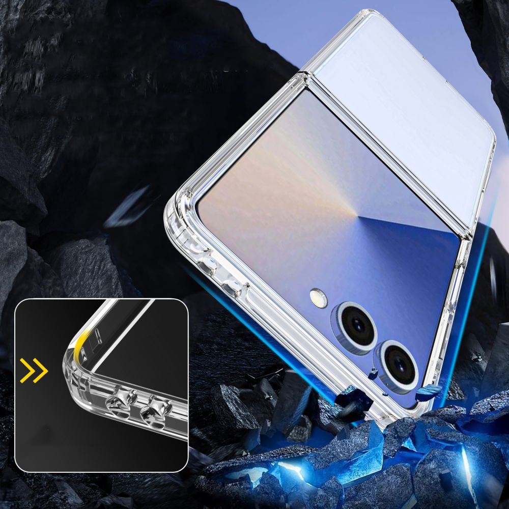 Tech-Protect FlexAir Hybrid Case til Samsung Galaxy Z Flip 7 - Gennemsigtig