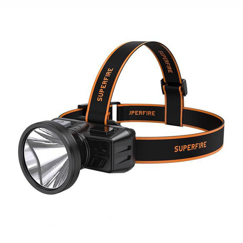 Superfire HL51 lommelygte, 160 lm, micro-USB, 4 tilstande, 300 m