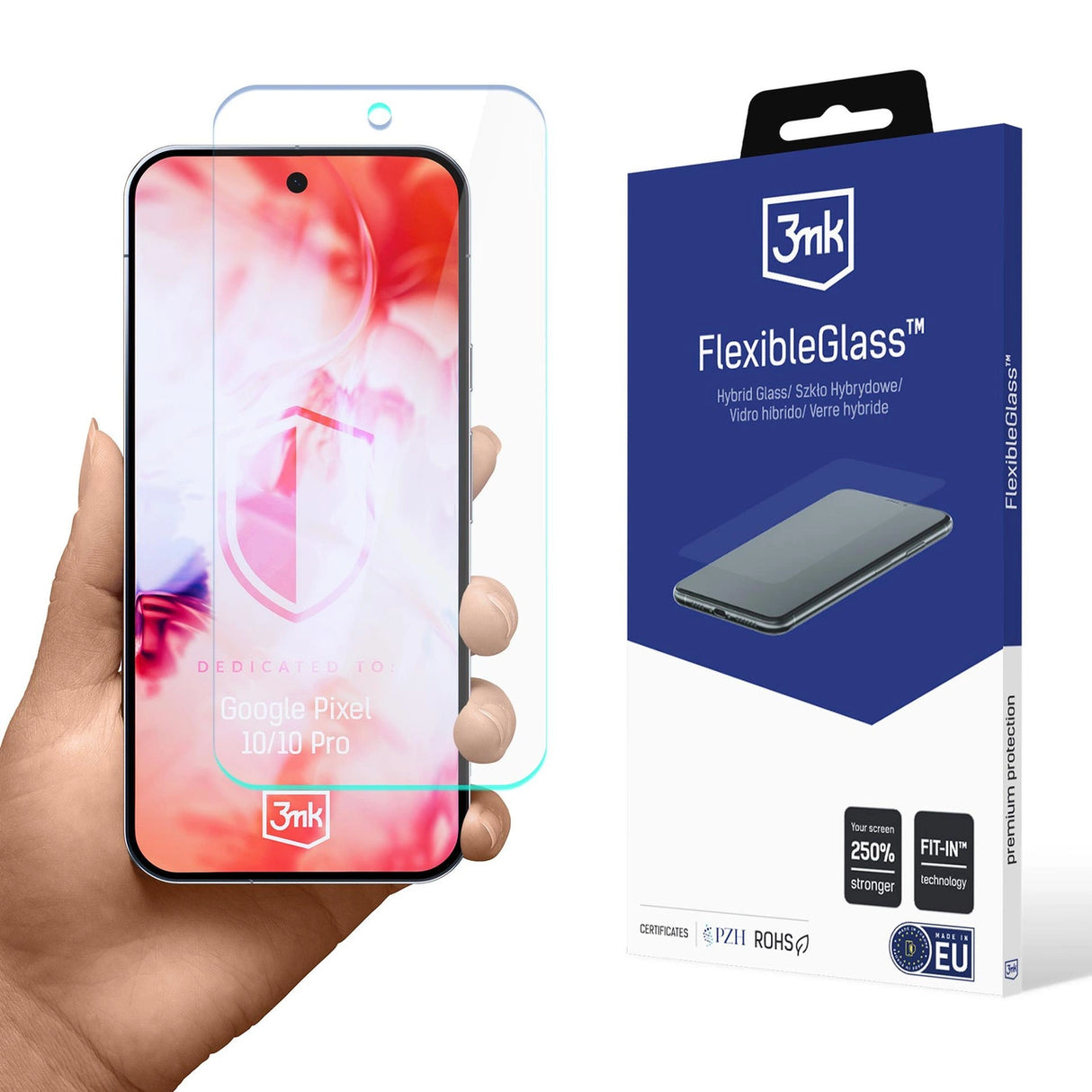 3mk FlexibleGlass Hybrid Glass til Google Pixel 10 / 10 Pro