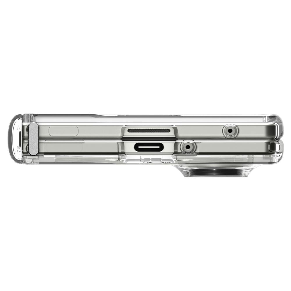 Spigen Tough Armor Pro Mag MagSafe Case til Samsung Galaxy Z Fold 7 - Klar og hvid