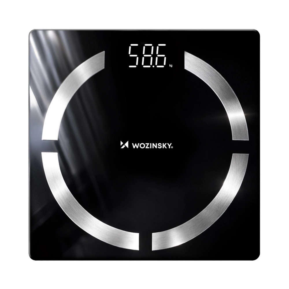 Wozinsky WIWL-30 Smart Bluetooth Bathroom Scale - Black