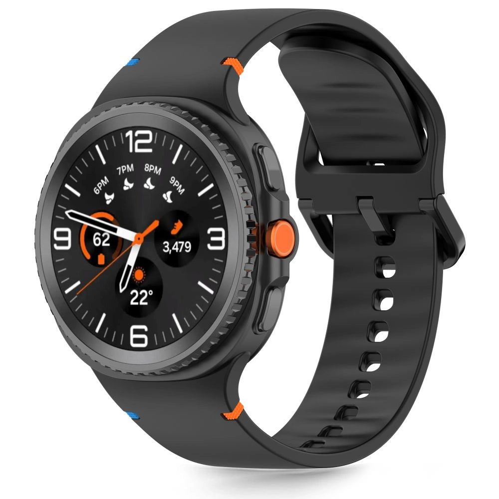 Tech-Protect silikonrem til Samsung Galaxy Watch 40/44/46 mm - sort