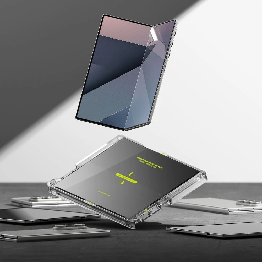 Ringke Dual Easy Pro 2-pack beskyttelsesfolie til Samsung Galaxy Z Fold 7 - gennemsigtig