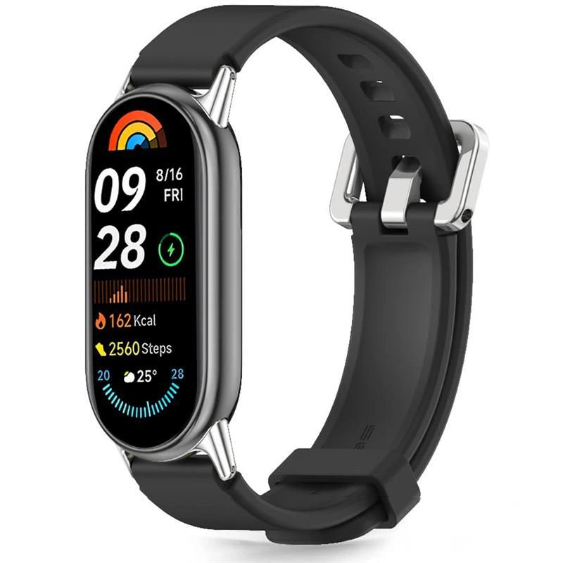 Tech-Protect IconBand Classic rem til Xiaomi Smart Band 8 / 9 / 10 / NFC - sort