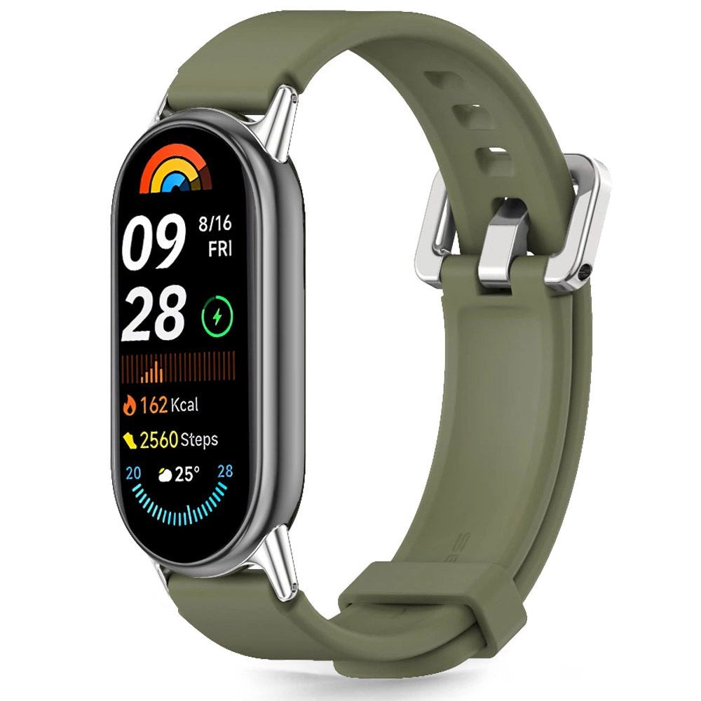 Tech-Protect IconBand Classic rem til Xiaomi Smart Band 8 / 9 / 10 / NFC - grønt