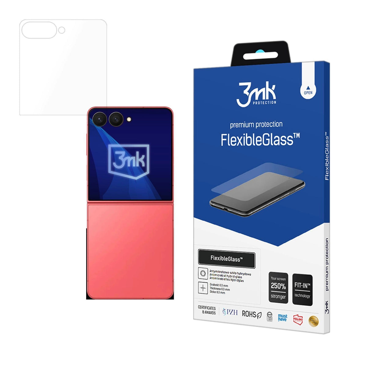 3mk FlexibleGlass hybrid glas til Samsung Galaxy Z Flip 7