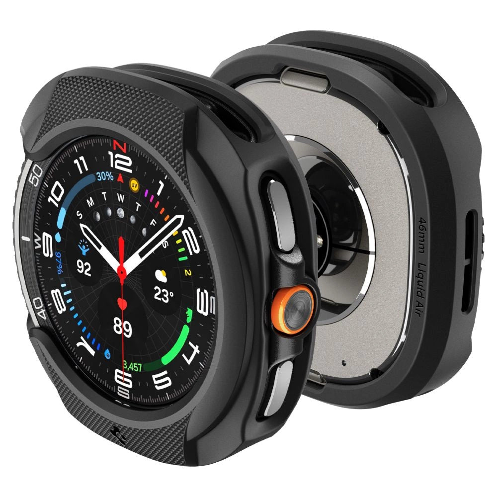 Spigen Liquid Air Case til Samsung Galaxy Watch 8 Classic 46 mm - sort
