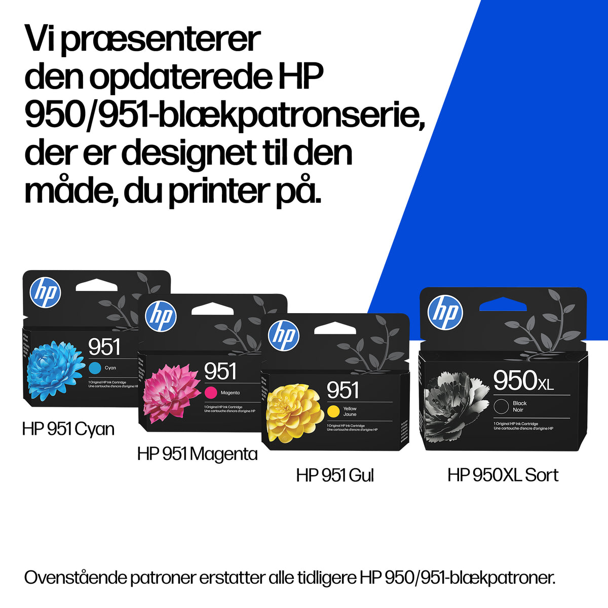 HP 950XL Sort 2300 sider Blæk CN045AE