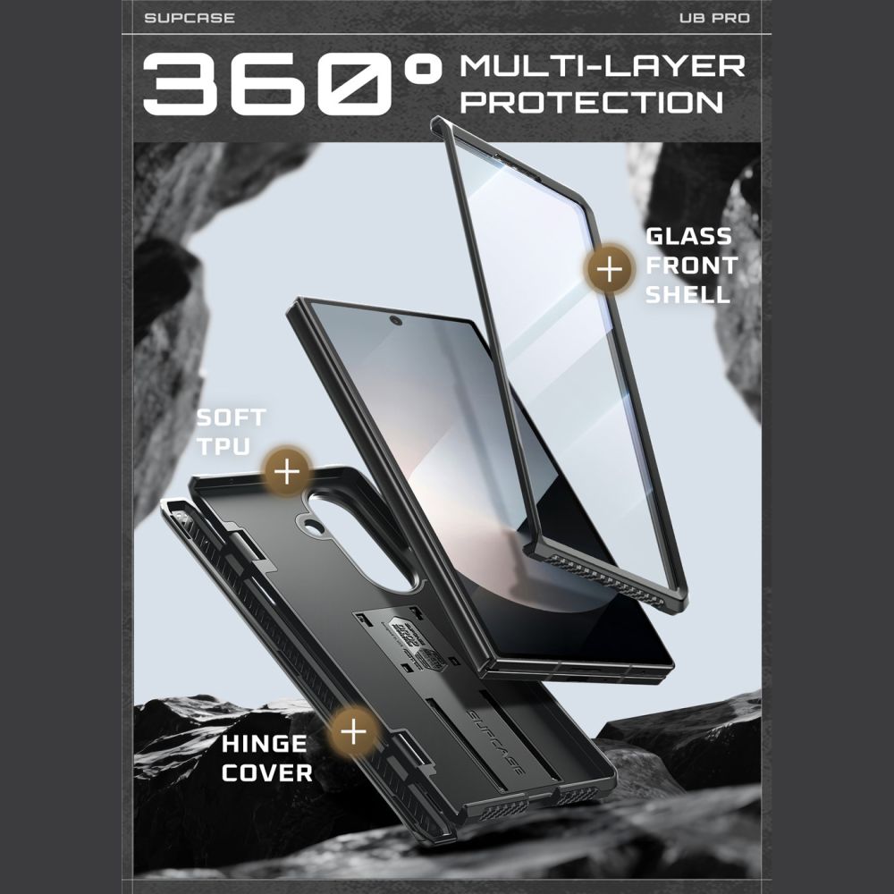 Supcase Unicorn Beetle Pro Case for Samsung Galaxy Z Fold 7 - Black